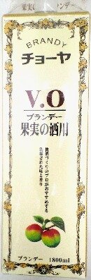 Amazon.co.jp: チョーヤ ブランデー VO 37％ 果実の酒用 1800ml : 食品
